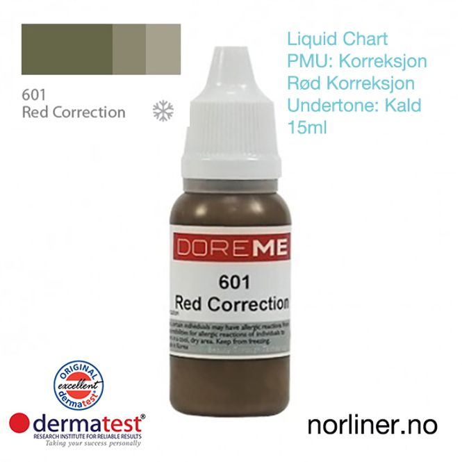 Hovedbilde MT-DOREME #601 PMU RØD-Korrigering [Liquid Chart] ...