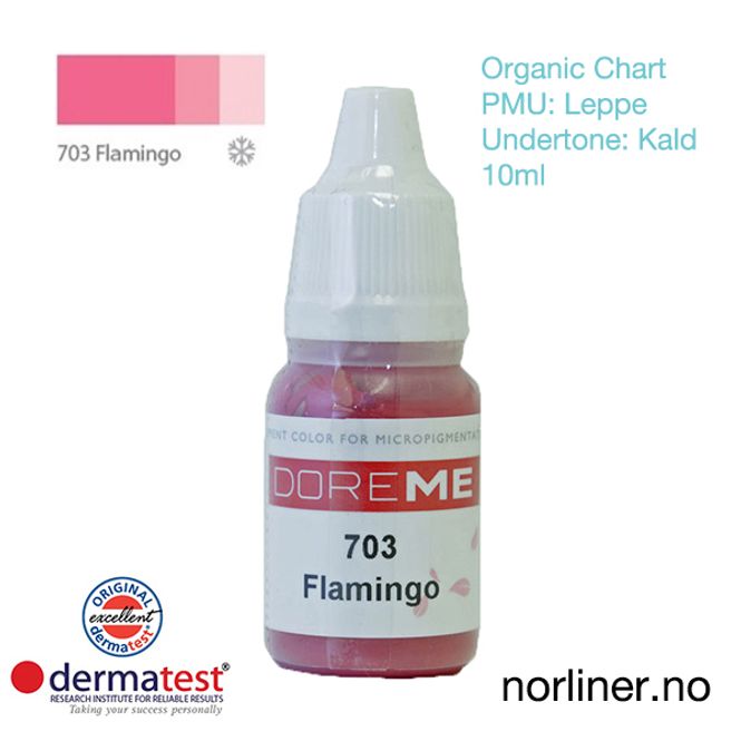 Hovedbilde MT-DOREME #703 Flamingo PMU Leppe [Organic Chart] ...