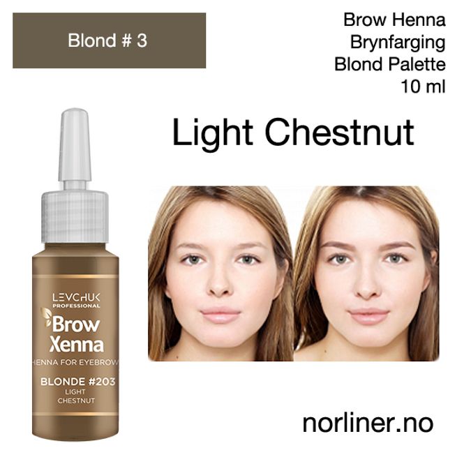 Hovedbilde LB-BH BROW XENNA Blond #3(203) Light Chestnut ...