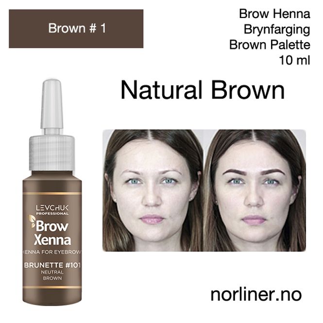 Hovedbilde LB-BH BROW XENNA Brown #1(101) Neutral Brown 10ml