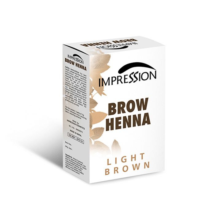 Hovedbilde NL-IMPRESSION BROW HENNA Pulver Brun Lys 10g