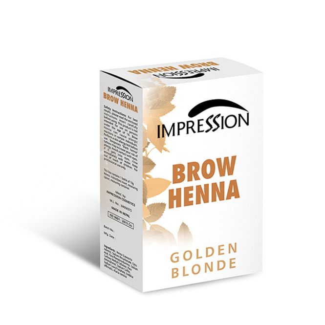 Hovedbilde NL-IMPRESSION BROW HENNA Pulver Blonde Gylden 10g