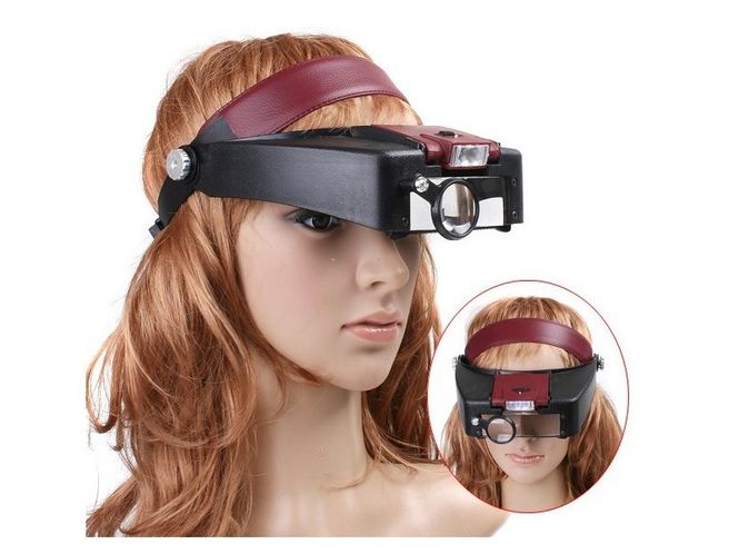 Hovedbilde CT-Forstørrelsesbriller PROFF Med Lys