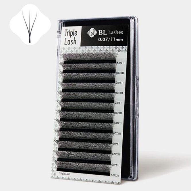 Hovedbilde BL-12-STRIPER TRIPLE/3D NATURAL D-CURL 0,07-11mm
